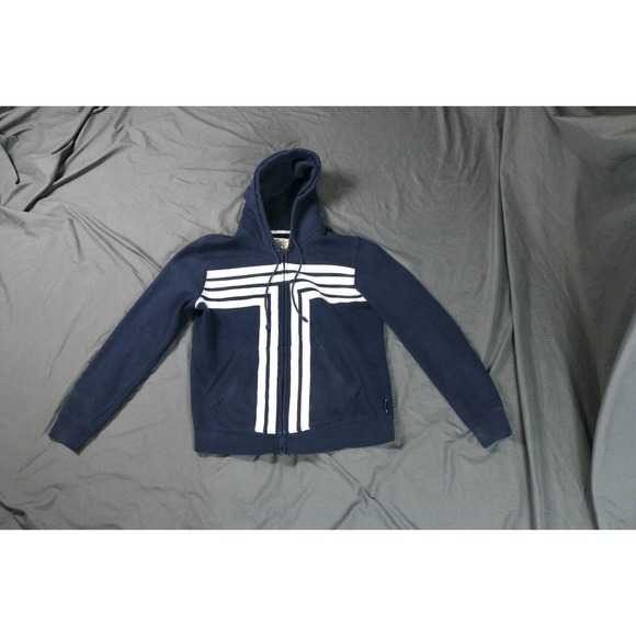 Tory Burch Navy and White Hoodie - Picture 1 of 6